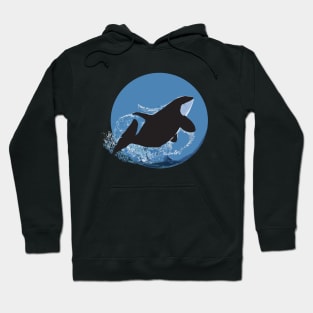 Whale Happy Orca Hoodie
